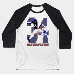 Walter Payton Chicago Game Baseball T-Shirt